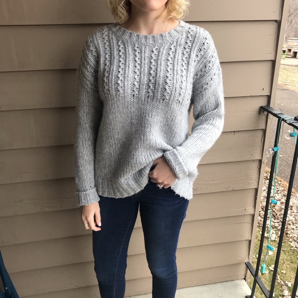 Aerie Open Back Sweater